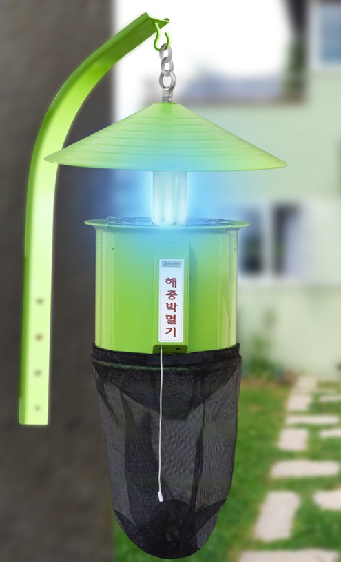 업소용 대형포충기 모기 나방 하루살이 파리 축사 야외용 해충퇴치기 100평형 그물망 흡입식 - 상세 이미지 5