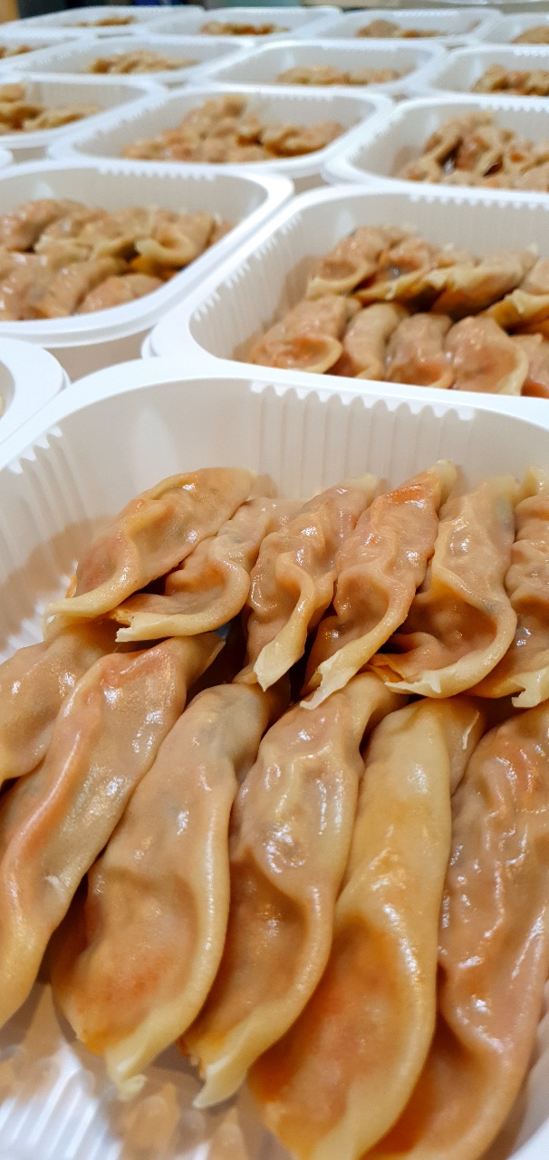 [홍가네집만두] 매콤 아삭한 김치군만두 (약 500g/20개입) - 상세 이미지 4