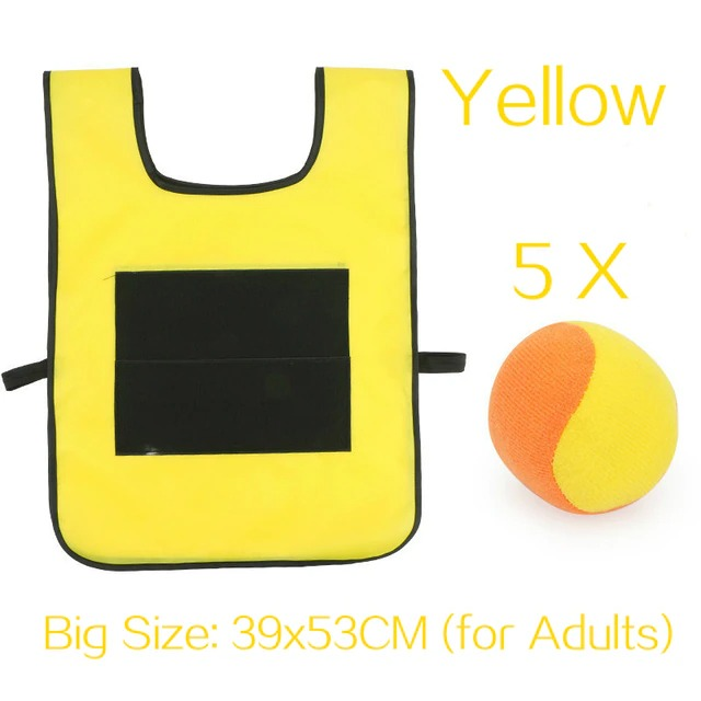 워크샵게임 야유회게임 팀빌딩 조끼 접착식 접착볼조끼 공붙이기 - 상세 이미지 5