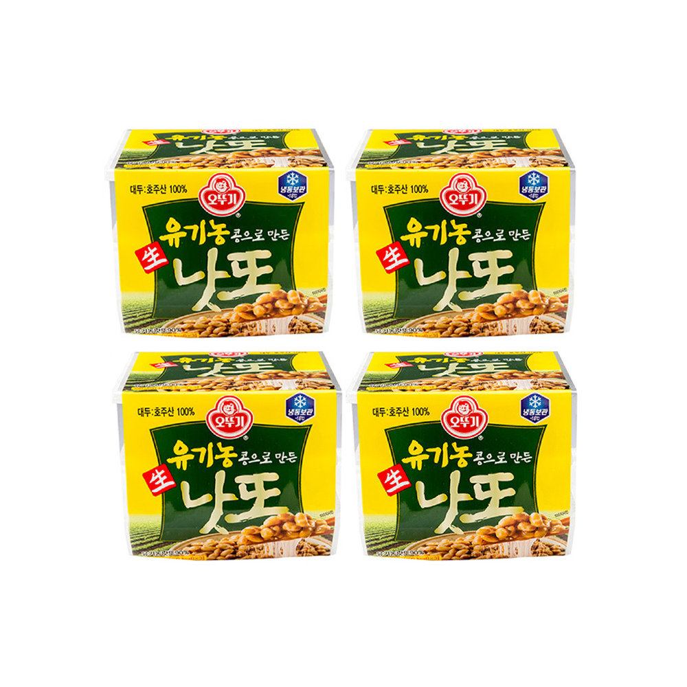 오뚜기 유기농콩으로 만든 생낫또 50g 3입 4개 - 상품 이미지