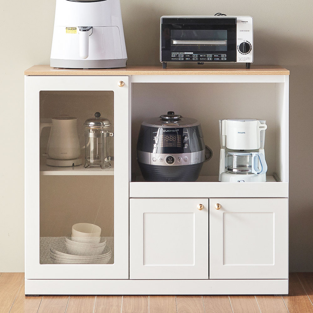 럭키 1000 와이드 다용도 렌지대 주방 수납장