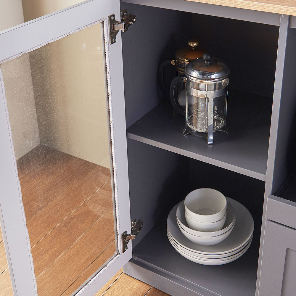 럭키 1000 와이드 다용도 렌지대 주방 수납장