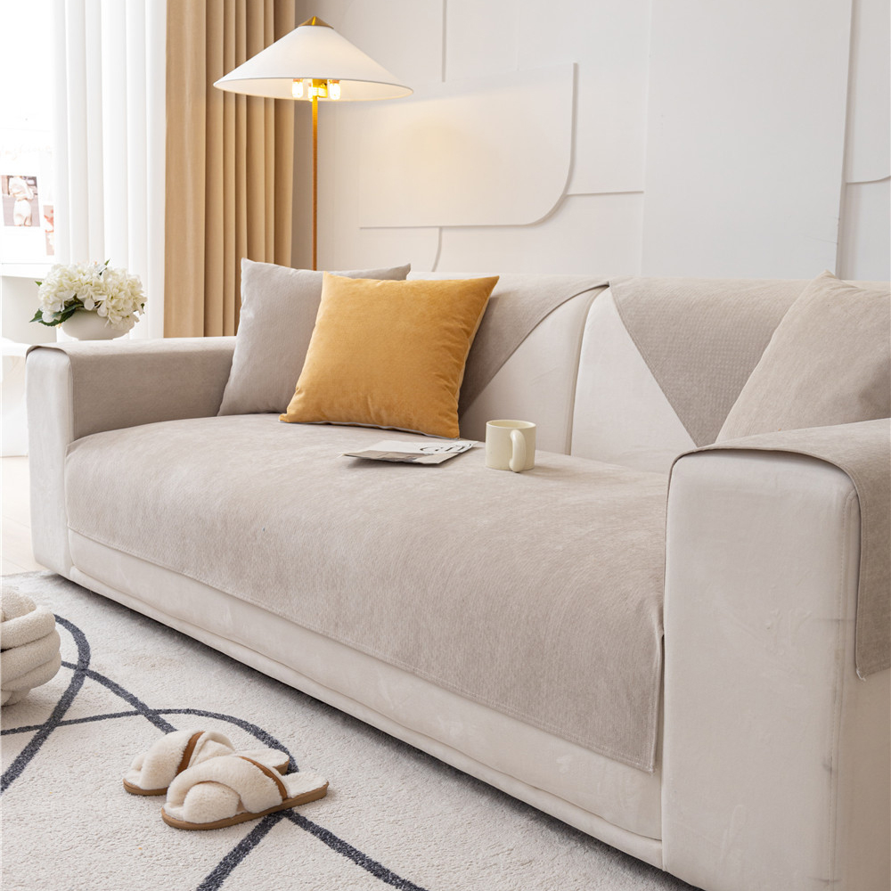 방수 쇼파패드 넓은 돌 흙 소파매트 토퍼 쇼파천갈이 커버 덮개 깔개 오트밀 90x160