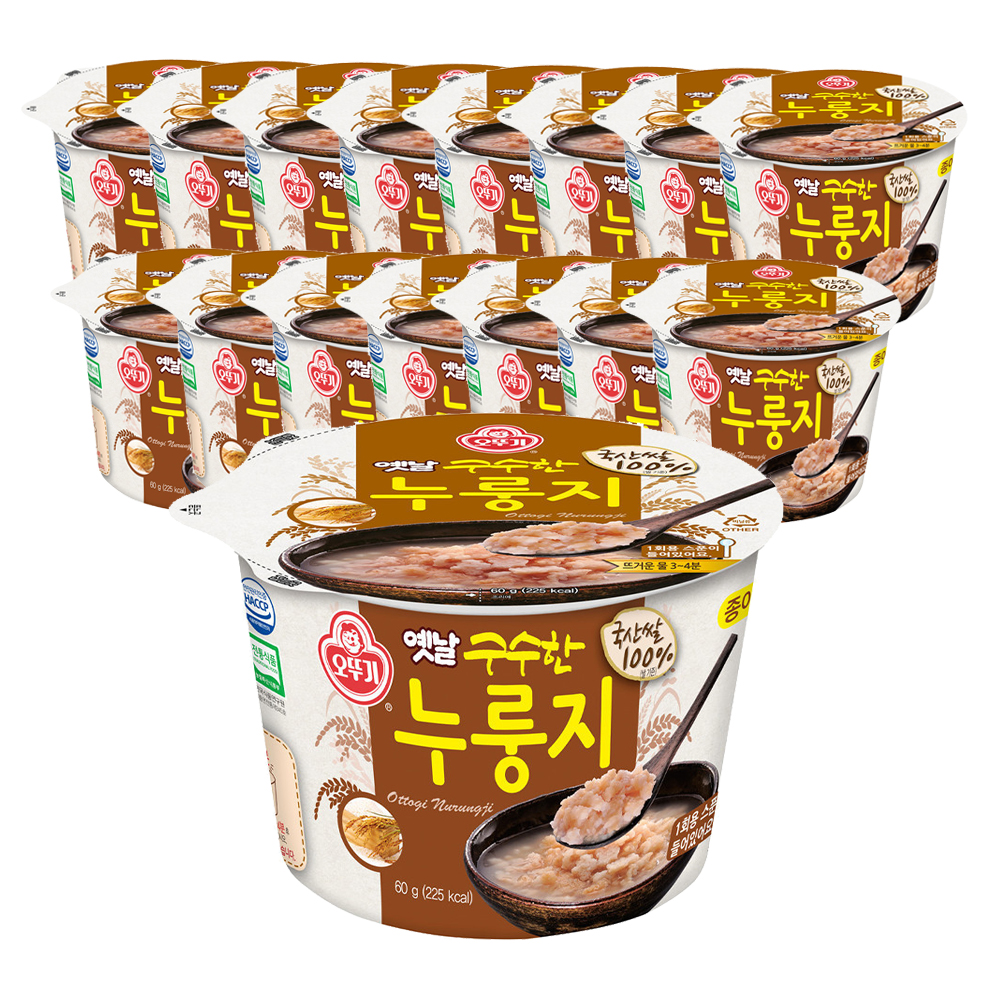 오뚜기 옛날 구수한 누룽지 60g 16개