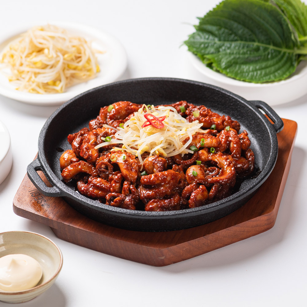 양념 쭈꾸미볶음 500g 쭈꾸미 볶음 캠핑음식