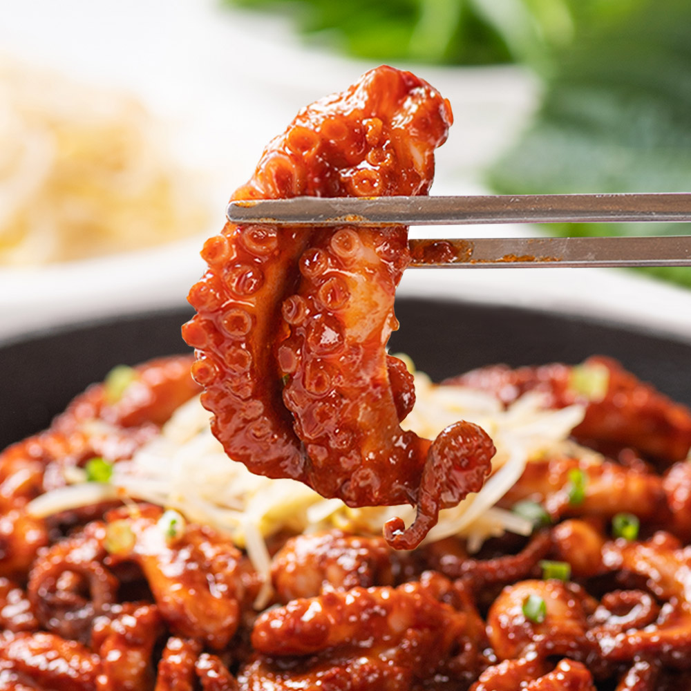 양념 쭈꾸미볶음 500g 쭈꾸미 볶음 캠핑음식