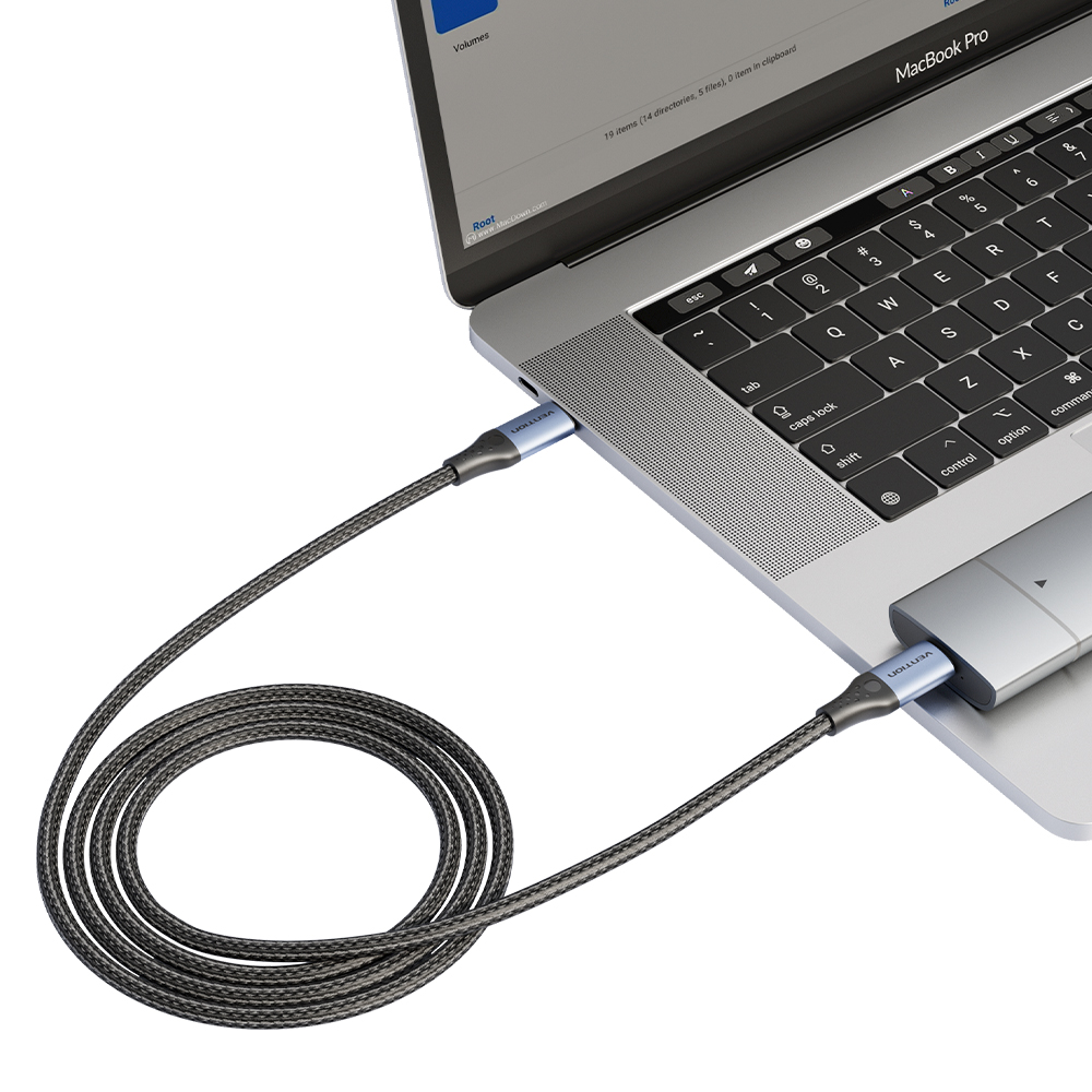 벤션 8K 240W USB4 40Gbps C to C타입 초고속 케이블 1m, TAV - 상세 이미지 3