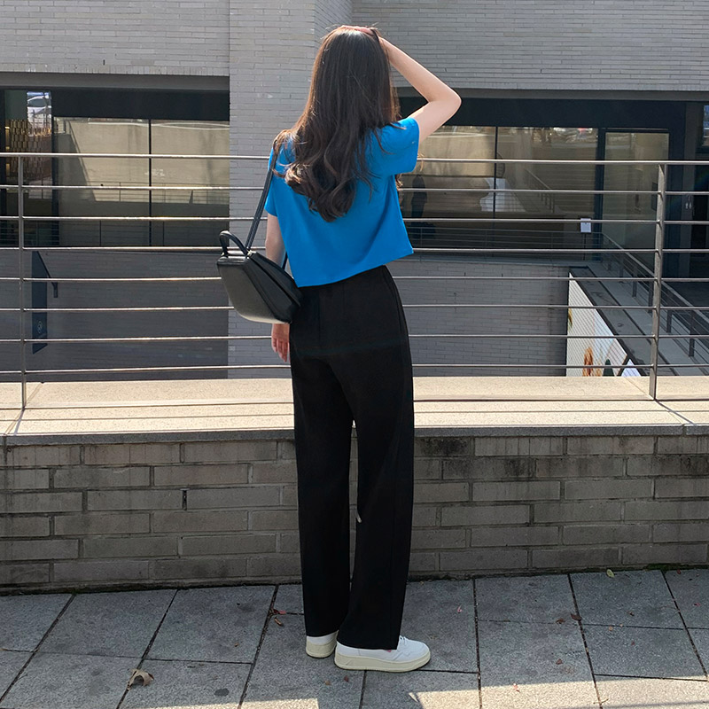 7컬러 베이직 크롭 반팔티 ts3702 - 상세 이미지 4