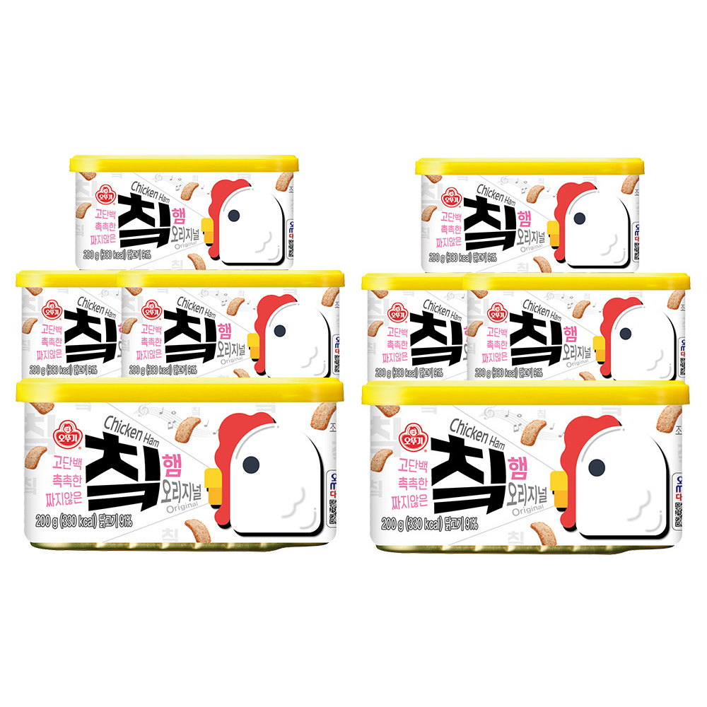 오뚜기 칰햄 오리지널 4캔+4캔 - 상품 이미지