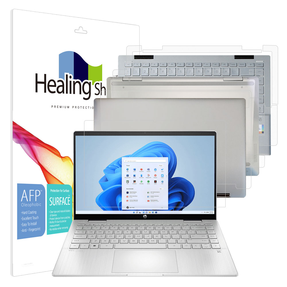 HP 파빌리온 X360 14-ek 2022 올레포빅 필름1매 외부3종
