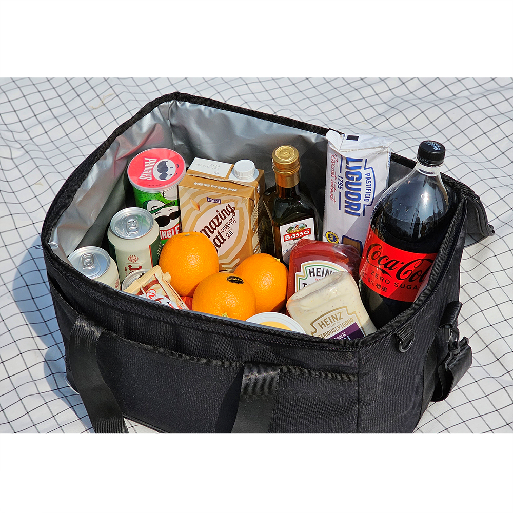 큐폴드 보냉백 장바구니 세트 아이스박스 캠핑 쿨러 가방 31L