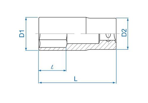 킹토니 롱복스알 1/2인치 08mm - 상세 이미지 2