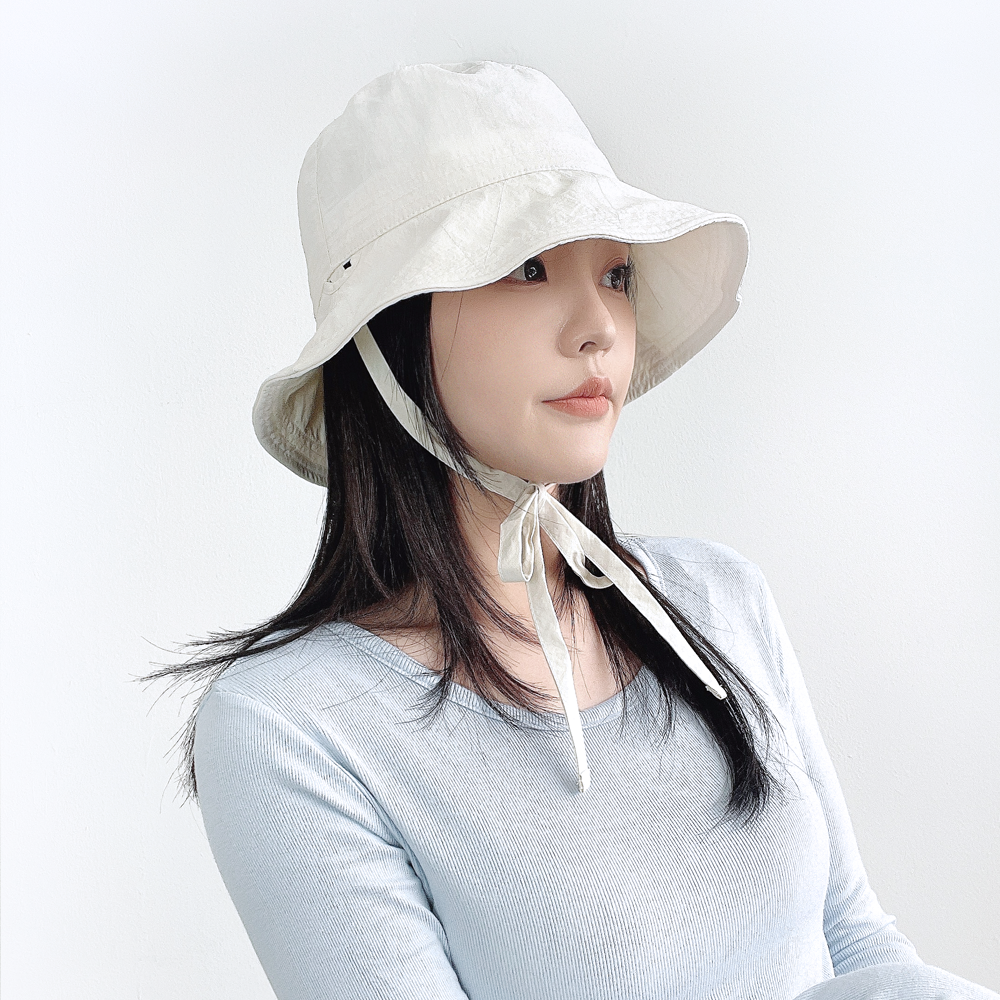 키에라 챙넓은 여성 여름 바스락 버킷햇 벙거지 휴양지 비치 여행 사파리 물놀이 정글 모자