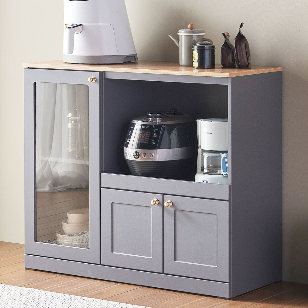 럭키 1000 와이드 다용도 렌지대 주방 수납장