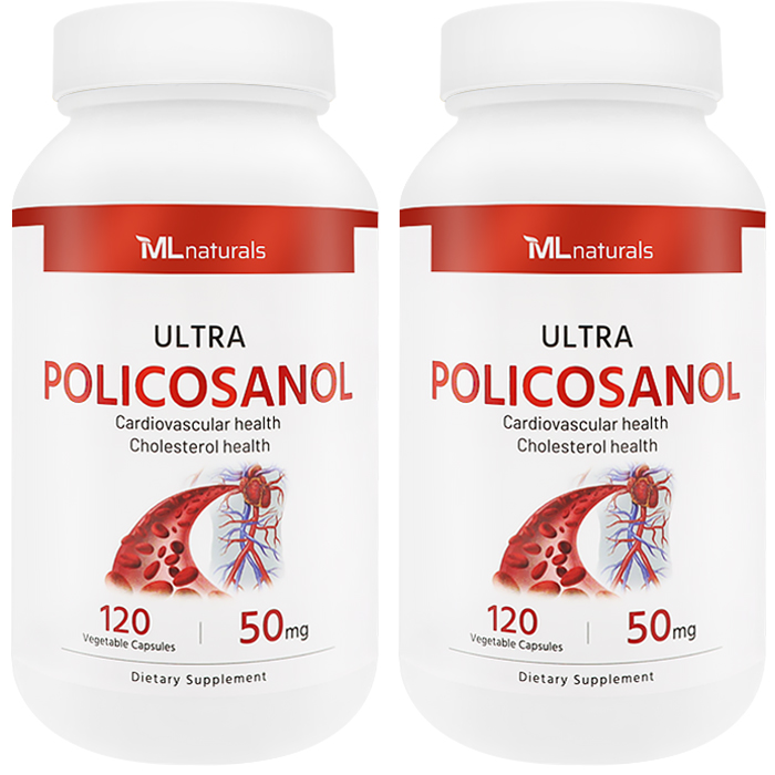 [미국배송] 마이라이프 내추럴스 울트라 폴리코사놀 50mg 120캡슐, 2개