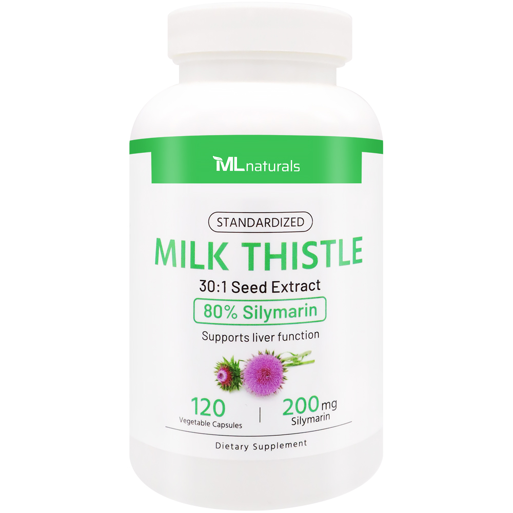 마이라이프 내추럴스 스탠다드 밀크씨슬 250mg 실리마린 200mg 알약 120캡슐, 1개 제품 이미지