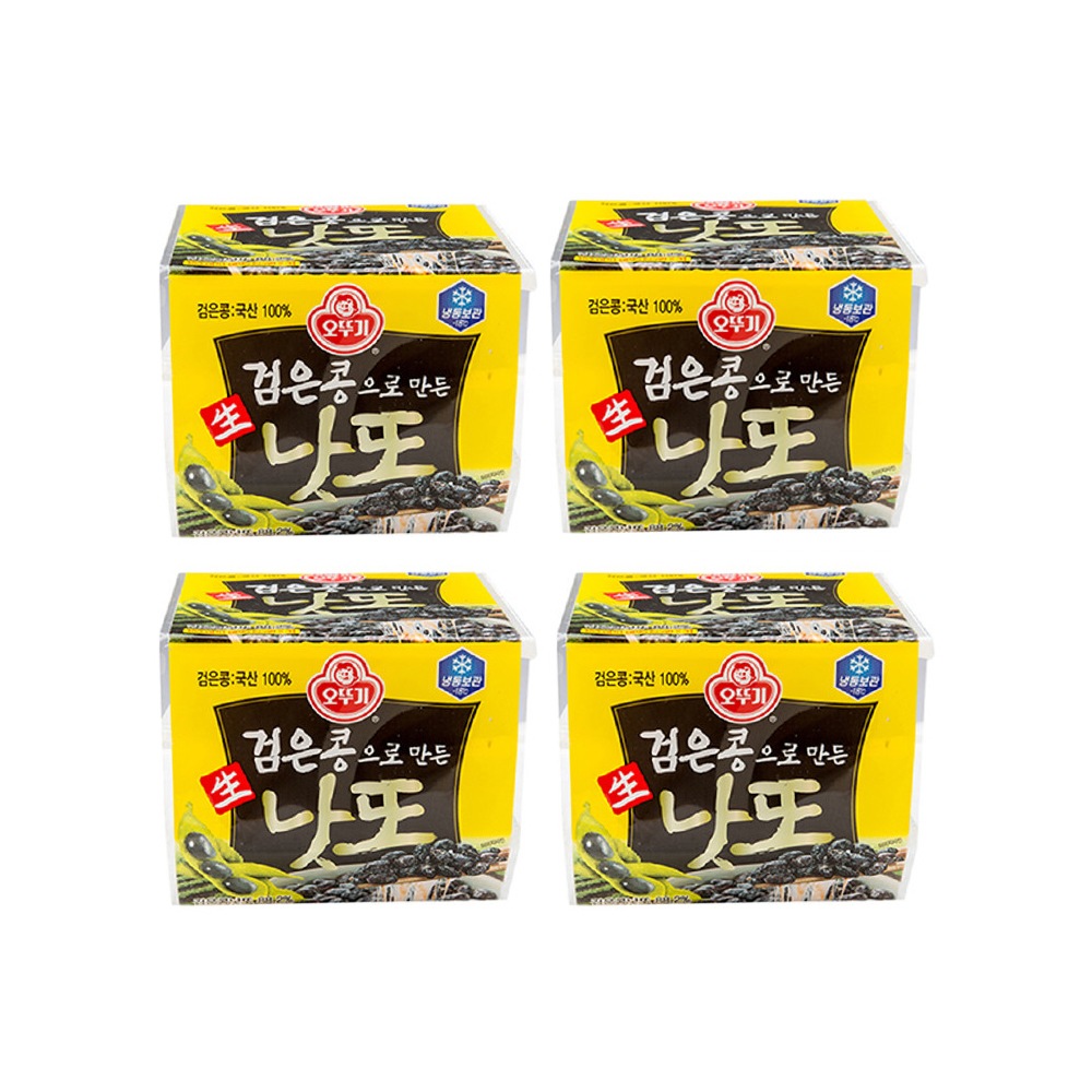 오뚜기 검은콩으로 만든 생낫또 51g 3입 4개 - 메인 이미지