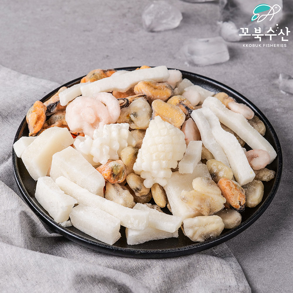 해물모듬 600g 손질 냉동 영희네 해물믹스 모듬해산물 파티 - 상세 이미지 2