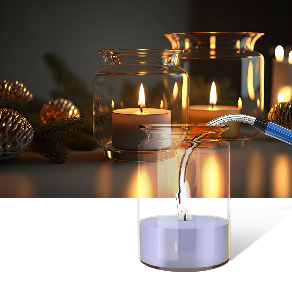 노바리빙 플라즈마라이터 플렉시블 USB 충전식 전기라이터 블랙 캔들