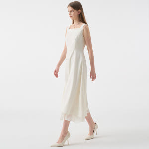 ARMIS Square neck Sleeveless Flared Dres... 착용 후기 | 사이즈/핏 총정리 - 상품 이미지 4