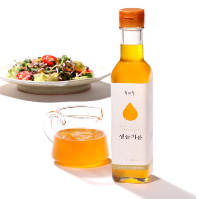 콩여울 국산 저온압착 생들기름 260ml