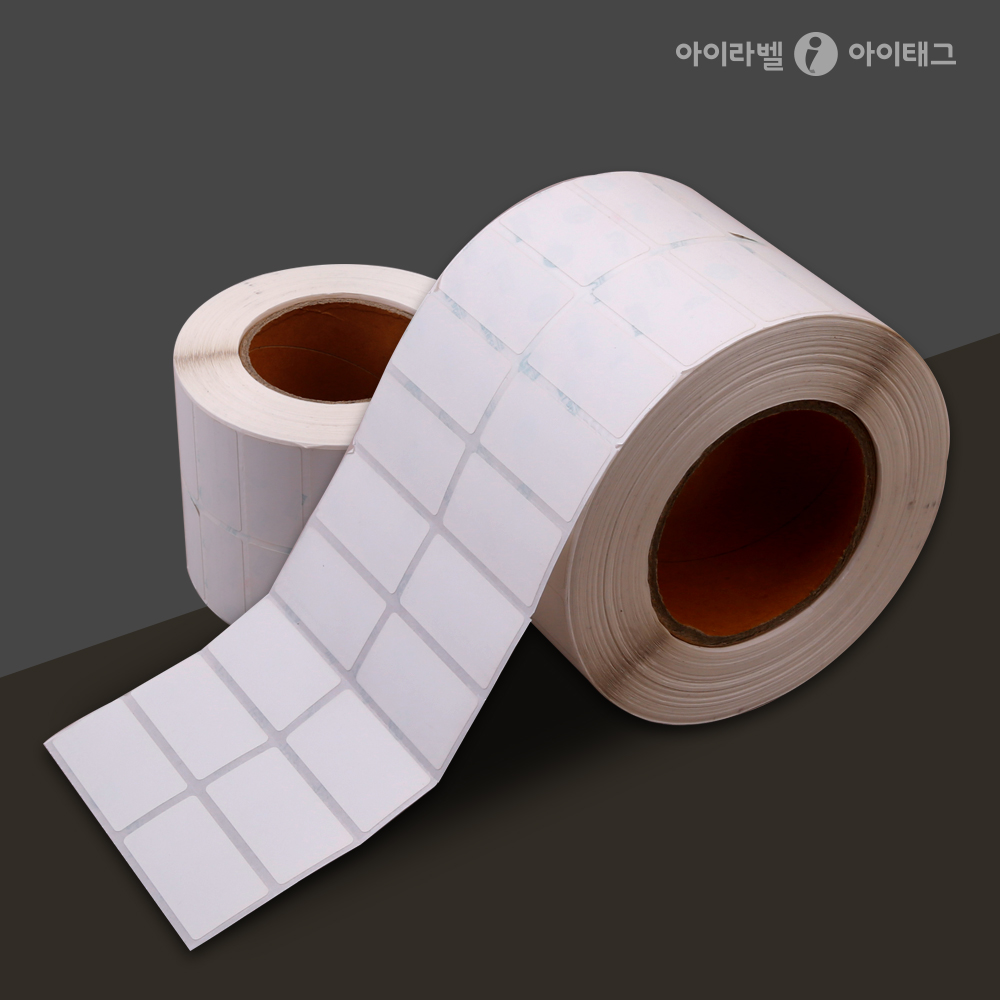아이라벨 감열 롤라벨 75mm지관 RL018018DT-Φ18 원형2줄 /대X12000라벨 - 메인 이미지