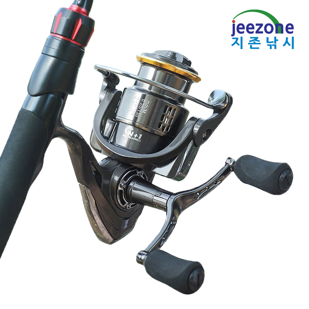 더블핸들 스피닝릴 쉘로우 스풀 한치 오모리그 에깅릴