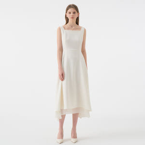 ARMIS Square neck Sleeveless Flared Dres... 착용 후기 | 사이즈/핏 총정리 - 상품 이미지 1