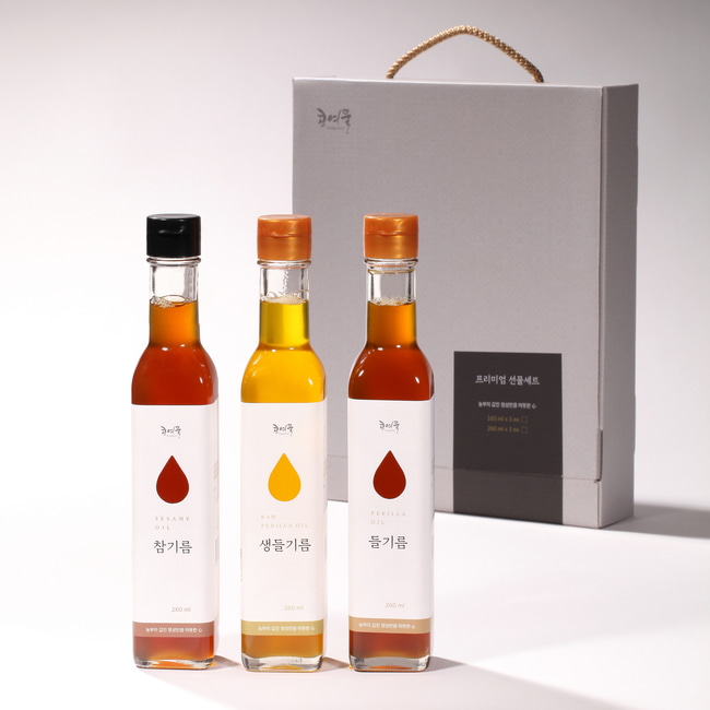 콩여울 국산 저온압착 생들기름 260ml 이미지 7