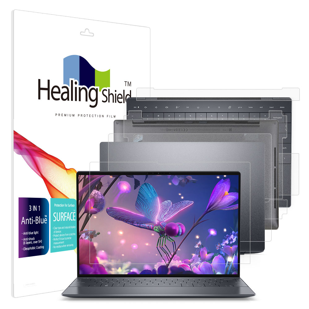 델 XPS 13 DX9320 블루라이트차단 액정보호필름1매 외부3종 - 상품 이미지