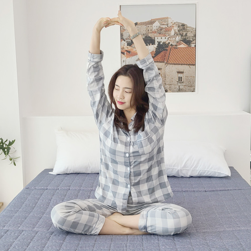 바디연구소 허리가편한 3단 접이식 매트리스 토퍼 바닥 면차콜 7cm S 사진 3