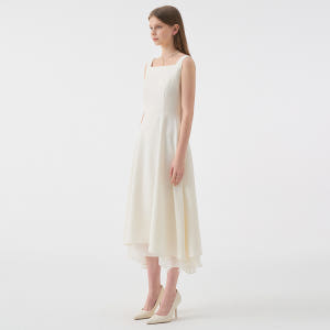 ARMIS Square neck Sleeveless Flared Dres... 착용 후기 | 사이즈/핏 총정리 - 상품 이미지 3