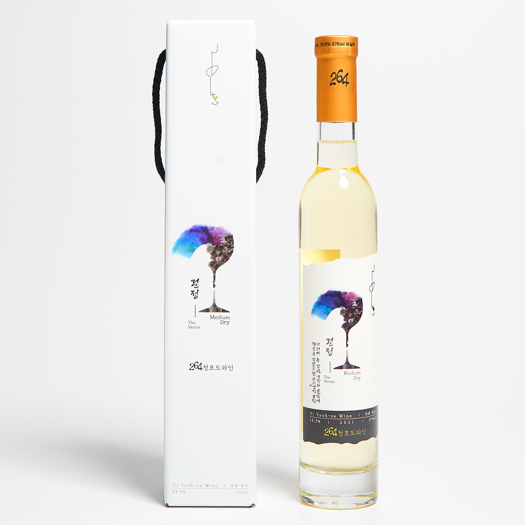 이육사와인 절정 13.5도 375ml 264청포도와인 청수 화이트(케이스포함)