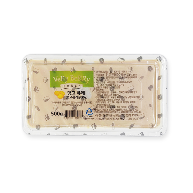 [아이스박스 포함] 냉동 망고 퓨레 과일퓨레 500g - 상세 이미지 4