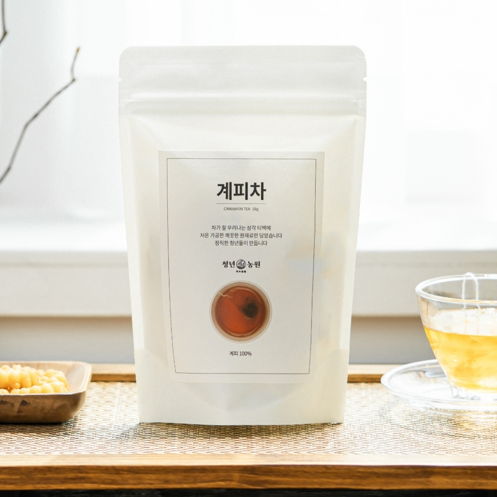 [청년농원] 계피차 효능 차 생분해 티백 - 상세 이미지 2