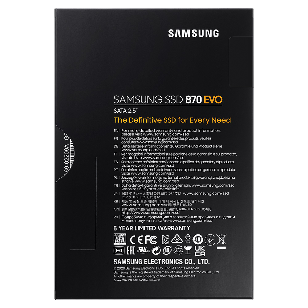 삼성전자 삼성 870 EVO SATA 내장 SSD 500GB 상품 이미지