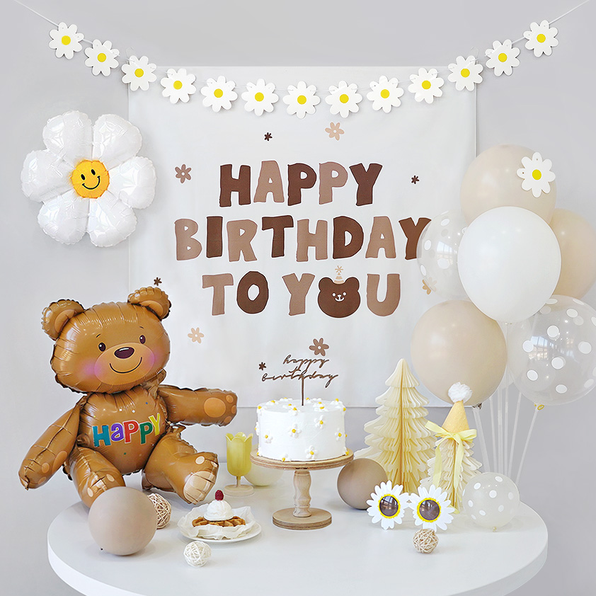 애견 생일파티 애견 소품 세트 파스텔 디자인 애견 파티 아이디어 생일파티 준비