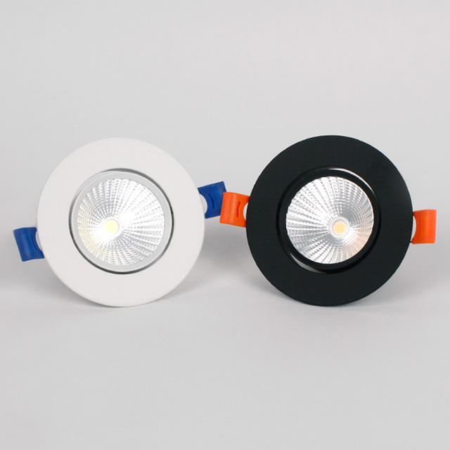 엘포스 LED 다운라이트 집중형 7.5cm(3인치) COB 8W 직회전 플리커프리 매립등 이미지 4