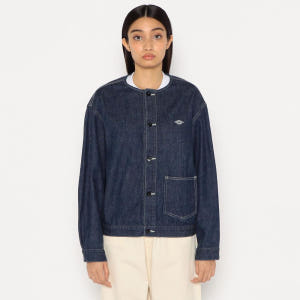 단톤 우먼스 데님 카라리스 블루종 (DENIM COLLARLESS BLO... 착용 후기 | 사이즈/핏 총정리 - 상품 이미지 2