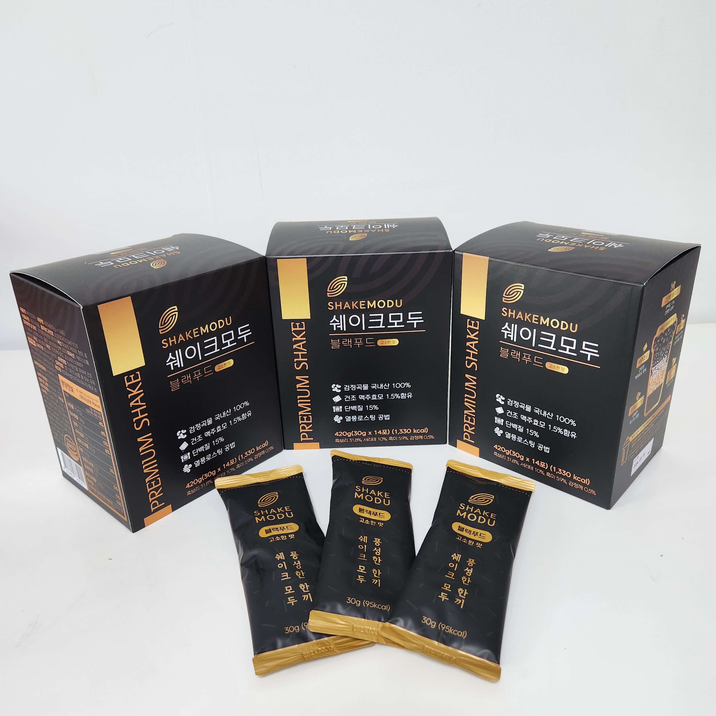 쉐이크 모두 블랙푸드 선식 420g x 6박스 서리태 맥주효모 단백질 이미지 6