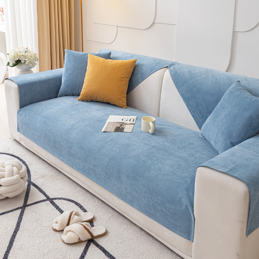 방수 쇼파패드 넓은 돌 흙 소파매트 토퍼 쇼파천갈이 커버 덮개 깔개 오트밀 90x160