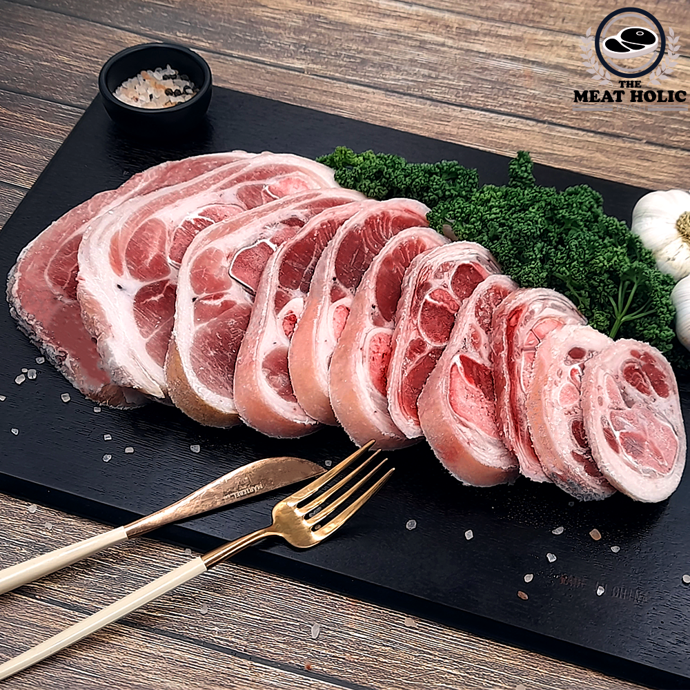 국내산 돼지족 슬라이스 500g 돼지 족발 구이 : 더 미트홀릭
