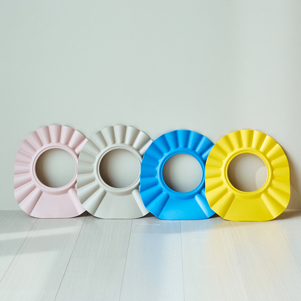 (네이버 국민템) 아가드 베이비버블 유아 아기 샴푸캡 헤어캡 옐로우