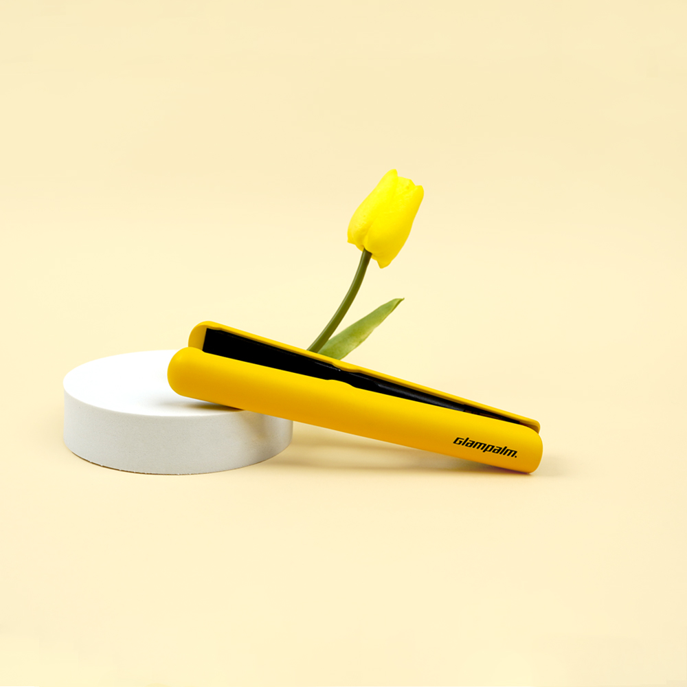[GP103CVYE] 글램팜 글램시크 미니 볼륨 (옐로우) 고데기 휴대용 여행용 프리볼트