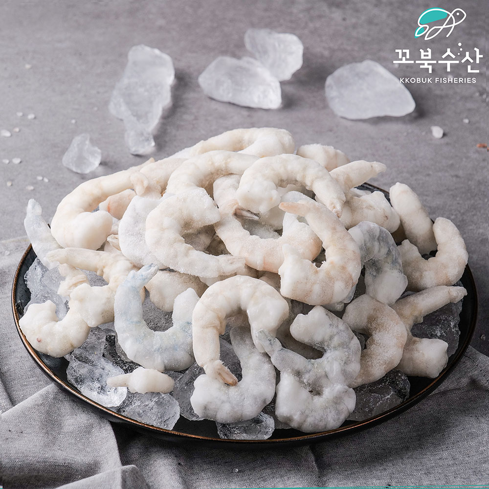 생 새우살 1kg 깐 냉동 칵테일새우 손질 탈각 냉동 - 상세 이미지 3