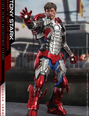 [무비피규어]핫토이 아이언맨2 토니스타크 마크5 슈트업 디럭스 버전 MMS600