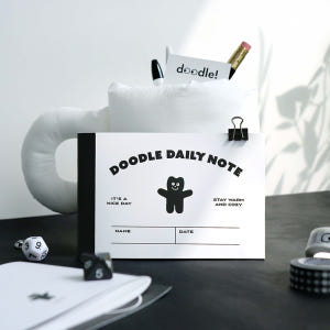 아이코닉 두들 데일리 미니 노트 (다이어리 유선 줄 공책 플래너 수첩)W... 실사용 후기 | 효과 있을까? - 상품 이미지 1