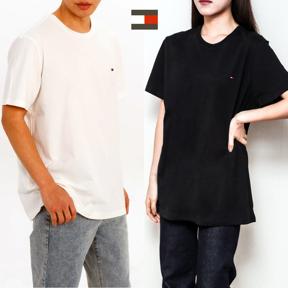 타미힐피거 반팔티 루즈핏 기본 티셔츠 커플티 남녀공용