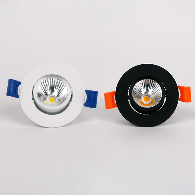 엘포스 LED 다운라이트 집중형 5.5cm(2인치) COB 6W 고와트 직회전 매입등 플리커프리 이미지 2