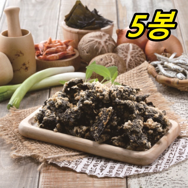 명인찹쌀김부각 마른반찬 자취반찬 수험생반찬